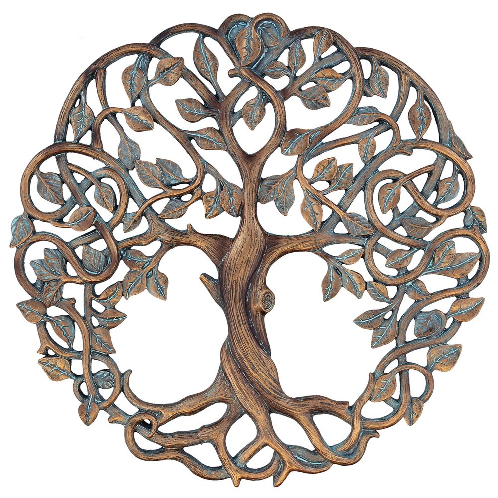 Tree Of Life Wall Plaque 11 5/8 Inches Decorative Celtic Garden Art Sculpture🌸